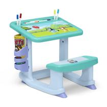 Mesa de desenho Delta Children Bluey com 10 marcadores e livro