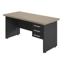 Mesa de Escritorio 1.6 Neom Nogueira Preto