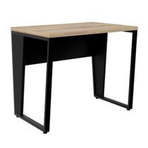 Mesa de Escritório 135x60 Reta Industrial Compacta Tampo de 30mm