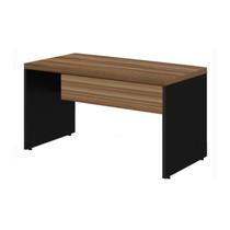 Mesa de Escritório 1,500,60m Sem Gavetas NOGAL SEVILHA/PRETO