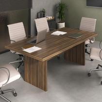 Mesa de Escritório 200cm para Reunião com Tampo 30mm Multimóveis CR25281 Mesa de Escritório 200cm para Reunião com Tampo 30mm Multimóveis CR25281