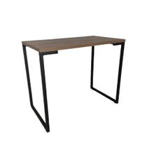 Mesa de Escritório 90 cm Estilo Industrial com Pés de Metal