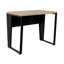 Mesa de Escritório 90x60 Reta Industrial Compacta Tampo de 30mm