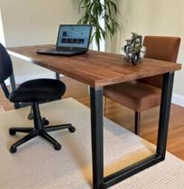 MESA DE ESCRITÓRIO AÇO MADEIRA ESTILO INDUSTRIAL ME02 Informar cor da estrutura via mensagem após a compra