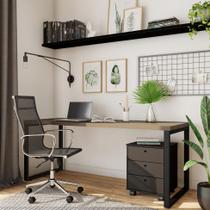 Mesa de Escritório Adare Carvalho 190 cm