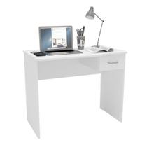 Mesa de Escritório Arapeí com 1 Gaveta Branco Politorno