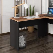 Mesa De Escritório Auxiliar 90cm Multimóveis Cr25305 Sevilha Preto Mesa De Escritório Auxiliar 90cm Multimóveis Cr25305 Sevilha Preto
