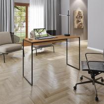 Mesa de Escritório Bela 90cm Escrivaninha Home Office com Pés em Metal