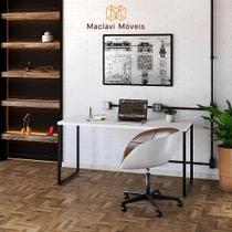 Mesa de Escritório com Design Industrial Escrivaninha Elegante 150cm x 60cm