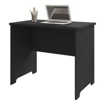 Mesa De Escritório Compacta Largura 90 Cm Altura 75 Cm Tampo 25 Mm Cor Preto