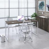 Mesa de Escritorio Diretor Kuadra 150cm Est.Branca