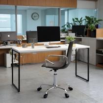 Mesa de Escritório Elan Branca 150 cm