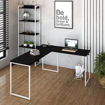 Mesa de Escritorio em L Diretor Dynamica 150cm Est.Branca Mesa de Escritorio em L Diretor Dynamica 150cm Est.Branca