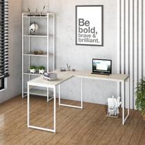Mesa de Escritorio em L Office Dynamica 120cm Est.Branca Mesa de Escritorio em L Office Dynamica 120cm Est.Branca