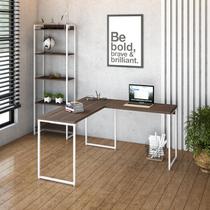 Mesa de Escritorio em L Office Dynamica 135cm Est.Branca Mesa de Escritorio em L Office Dynamica 135cm Est.Branca