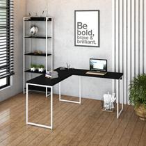 Mesa de Escritorio em L Office Dynamica 135cm Est.Branca Mesa de Escritorio em L Office Dynamica 135cm Est.Branca