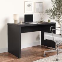 Mesa de Escritório em Tamburato Acabamento em Bp 120cm Ficus CabeCasa MadeiraMadeira Preto Mesa de Escritório em Tamburato Acabamento em Bp 120cm Ficus CabeCasa MadeiraMadeira Preto