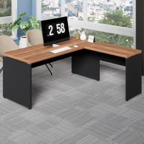 Mesa de Escritório Escrivaninha L 1,70m Pé Painel F5 Office