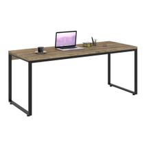 Mesa de Escritório Kuandra Carvalho e Preta