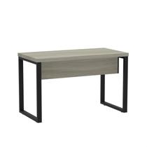 Mesa de Escritório Madeira 134x60x75cm M1340PE40TUB 134cm Industrial Nogueira Casablanca e Preto Bege Mesa de Escritório Madeira 134x60x75cm M1340PE40TUB 134cm Industrial Nogueira Casablanca e Preto Bege
