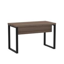 Mesa de Escritório Madeira 1700x700x750 M170/70pe40tub 170cm Industrial Walnut E Preto