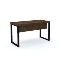 Mesa de Escritório Madeira 170x70x75cm M170/70pe40tub Embua Terra/Preto