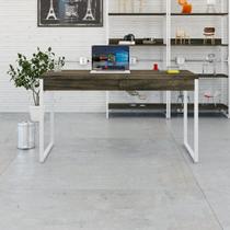 Mesa de Escritorio Office C/02 Gavetas Kuadra 135cm Est.Branca Mesa de Escritorio Office C/02 Gavetas Kuadra 135cm Est.Branca