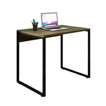 Mesa de Escritório Office Industrial 90 Nogal Málaga - PR Móveis Mesa de Escritório Office Industrial 90 Nogal Málaga - PR Móveis