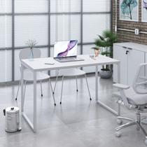 Mesa de Escritorio Office Kuadra 120cm Est.Branca