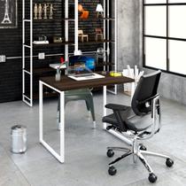 Mesa de Escritorio Office Kuadra 90cm Est.Branca