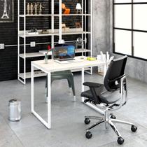 Mesa de Escritorio Office Kuadra 90cm Est.Branca