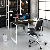 Mesa de Escritorio Office Kuadra 90cm Est.Branca