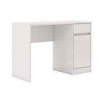 Mesa de Escritório Office Morada c/ 1 Porta e 1 Gaveta Branco - Demóbile