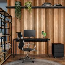 Mesa de Escritório Piper Preta 150 cm Mesa de Escritório Piper Preta 150 cm