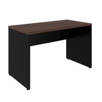 Mesa de Escritório Retangular 120cm Pure Maxicasa (ATC1260 - Gebb Work) Cor:Málaga/Preto Tx Mesa de Escritório Retangular 120cm Pure Maxicasa (ATC1260 - Gebb Work) Cor:Málaga/Preto Tx