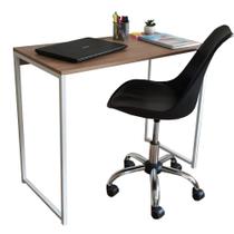 Mesa de Escritório Strassis Design SD-3015 Metal e MDF Cor: Branca
