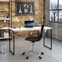 Mesa de Escritório Studio Bege 135 cm - Compace