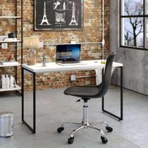 Mesa de Escritório Studio Branca 120 cm - Compace