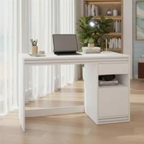 Mesa de Estudo 120cm com Gaveta e Porta Home Office Quarto Escrivaninha MDF e MDP Compacta Mesa de Estudo 120cm com Gaveta e Porta Home Office Quarto Escrivaninha MDF e MDP Compacta
