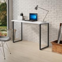 mesa de estudo 1,20mt home office estilo industrial branca mesa de estudo 1,20mt home office estilo industrial branca