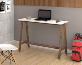 Mesa de Estudo Cross 1.20m DMOB Compacta, Funcional e Moderna para Escritório ou Quarto