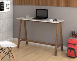 Mesa de Estudo Cross 1.20m DMOB Compacta, Funcional e Moderna para Escritório ou Quarto