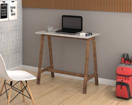 Mesa de Estudo Cross 90cm DMOB Compacta, Funcional e Moderna para Escritório ou Quarto