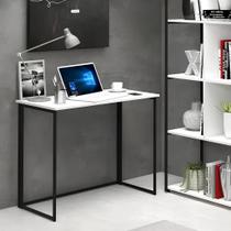 Mesa de Estudo Escritório Decorativo Dobrável Fit Escrivaninha Home Office Industrial