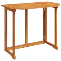 Mesa de Exterior Casafoyer Bistro en Madera Maciza de Acacia 90x50x75 cm