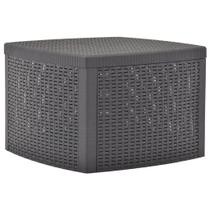 Mesa de exterior VidaXL Mocha Polipropileno 54x54x37cm Mesa de exterior VidaXL Mocha Polipropileno 54x54x37cm