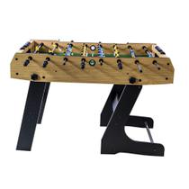 Mesa de Futebol Dobrável MDF 12mm com Barras em Aço 121,5cm Mesa de Futebol Dobrável MDF 12mm com Barras em Aço 121,5cm