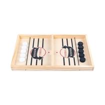 Mesa De Futebol Infantil Jogo De Hóquei Interativo Catapulta Sling Puck Brinquedo Para Pais E Filhos
