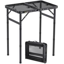Mesa de grelha dobrável Anbte Alumínio Ajustável com 70 cm de altura