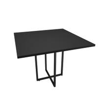Mesa de Jantar 04 Lugares 90cm Preto